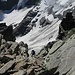 Klettereinlage während des Aufstieges