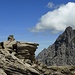 The summit of Piz Cagniel with the mighty Piz Forbesch in the background.