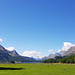 Start in Sils. Grandiose Offenheit und Weite