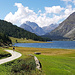 Auf der Kiesstrasse Richtung Maloja 