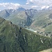 Der Stausee Lac de Toules unten im Val d'Entremont