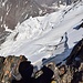 Abseilen auf den Hängegletscher
