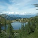 Lago Bianco, situato a Ovest e poco sotto il rifugio Barbustel...