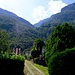 Das Dorf Iragna, an der Mündung des Val d'Iragna