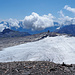 Durch touristische Aktivitäten stark malträtierter Glacier de Tsanfleuron