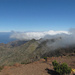 Panorama dalla Degollada de La Mesa: si vede la foschia che copre perennemente il Nord dell'isola
