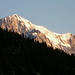 Monte Bianco: panorama percorrendo la sterrata per il Lago Arpy.