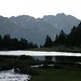 Lago Arpy panorama su la Grande Rochere.