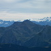 Panorama di vetta: zoom Cervino & Monte Rosa.
