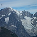Panorama di vetta: zoom Monte Bianco.