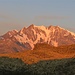 Ecco, finalmente il sole illumina il Monte Rosa.