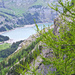 Blick von der Doldenhornhütte zum Öschinensee