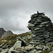 The big cairn on Piz Forcellina.