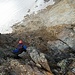 Letzte paar Meter vor dem Gletscher: sehr steil, dann sehr geröllig und etwas steil...
