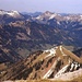 Blick über das östl.Vorkarwendel,in der Mitte der Juifen