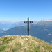 Panorama con la croce del Pizzo dei Galli.