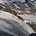 Blick zum unteren Kletterabschnitt zum Piz Cambrena