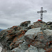 Auf dem Gipfel vom St. Galler Kantonshöhepunkt, dem Ringelspitz.