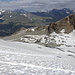 Im Abstieg vom Gran Paradiso - Hier in einem steileren Abschnitt mit noch reichlich Schnee.