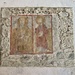 San Matteo (?) e San Giacomo maggiore, di non eccelsa fattura, sul muro settentrionale della navata maggiore.
