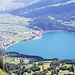Tiefblick vom Obersäss nach Walenstadt
