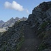 Ein guter Bergwanderweg ermöglicht einen einfachen Aufstieg zum Pazolastock.