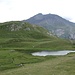 <b>Lago dei Canali (2180 m)</b>. Sullo sfondo lo Scopi (3190 m).