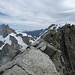 noch ein paar ausgesetzte Schritte, dann ist der Gipfel des Ober Gabelhorn erreicht