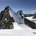 Rückblick zum Ober Gabelhorn (von hier aus wirkt der Grand Gendarm winzig klein ...)