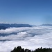 Über Liechtenstein hinweg bis tief in die Schweizer Bergwelt