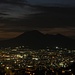 Vesuv bei Nacht von unserem Hotel