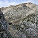 Blick vom Weg runter vom Kanjavec zur Dolicu Hütte