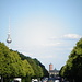 Strasse der 17 Juni, Tiergarten, Torre della televisione, Brandenburger Tor, Torre del Municipio.
