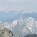 Über Aperriesspitze und Furglerspitze geht der Blick zum Allgäuer Hauptkamm 