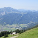 ...heute war`s leider etwas diesig (dunstig), der Alpstein im HG schemenhaft