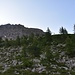 in salita verso lo spartiacque che scende dalla cresta W del Kalberhorn