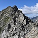 il tratto di cresta più impegnativo dalla cima del Kalberhorn alla sella quotata 2746 m