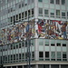 Mosaico di epoca socialista vicino ad Alexanderplatz.