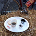 <b>Caffè, marmellata bio e miele di castagno.</b>