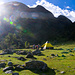 Paria - der erste Zeltplatz im Huaripampa-Tal