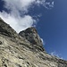 Kurz vor der Furggle ein blick hinüber auf die Südwand der Mättlenstöck.