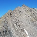 Vom Jöchl aus das Tagesziel: Der hohe Gipfel ist der Vorgipfel, die Murkarspitze ist der letzte rechts