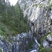 Steile Felswände