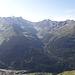 Blick zu Kaltenberg, Pflunspitze, den Eisentalerspitzen und Lobspitze