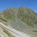 Leidbachhorn. My route was from left to right; from Lidbachfurgga on the ridge to the summit.