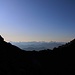 Eine herrliches Berglichtspiel zeigte sich als ich über das kleine Sättelchen vom Südgrat auf zirka 2905m nach Südosten sehen konnte.
