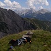 Gipfelwiese des Karlekopf mit herrlichem Blick zu den Miemingern