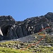 Route vor der geschweiften Höhle und Einstieg zu den kraxelstellen zum Schlussaufstieg