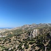 Blick hinüber zum Koronosgebirge, links unten Moni