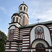Brčko - Blick auf einen Teil der Südfassade der orthodoxen Kirche, Crkva Uspenja Presvete Bogorodice. 